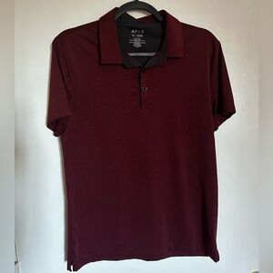 APT. 9 dark red polo